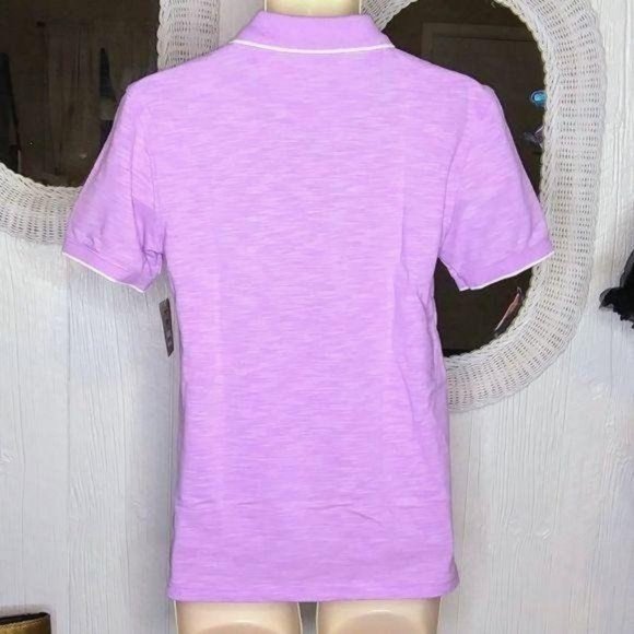 GEORGE Purple Breathable SS Polo/Golf Shirt - Picture 4 of 4
